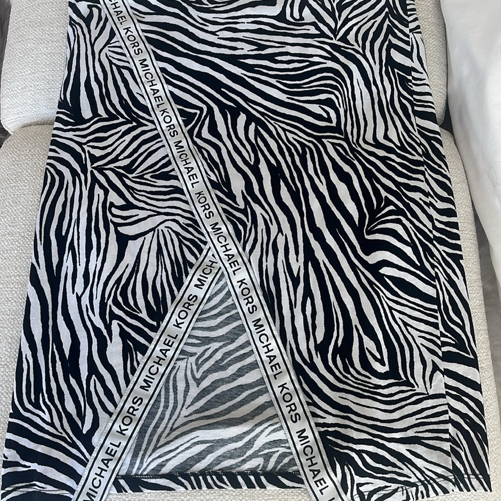 Michael Kors zebra midi dress size S - Picture 5 of 5
